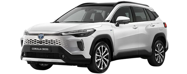 Corolla Cross màu Trắng ngọc trai