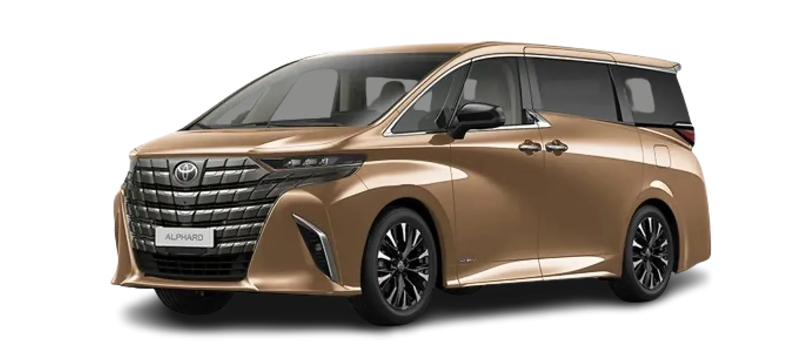 Alphard HEV màu Nâu ánh vàng