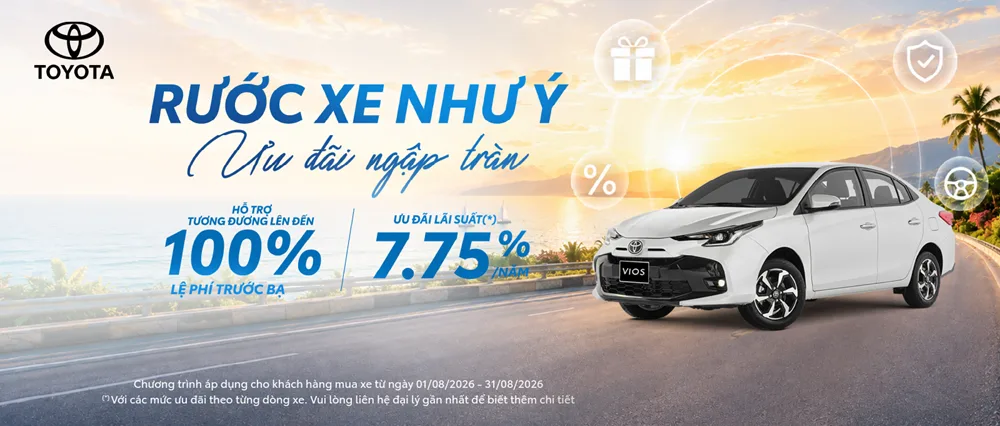Ảnh ngoại thất Vios từ Toyota Việt Nam
