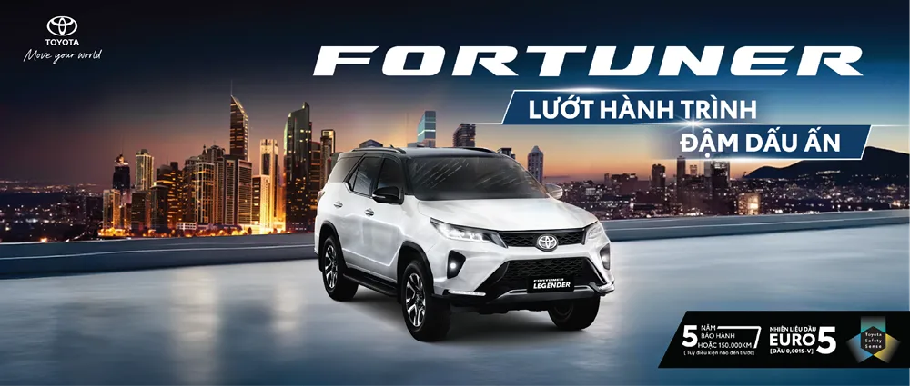 Ảnh ngoại thất Fortuner từ Toyota Việt Nam