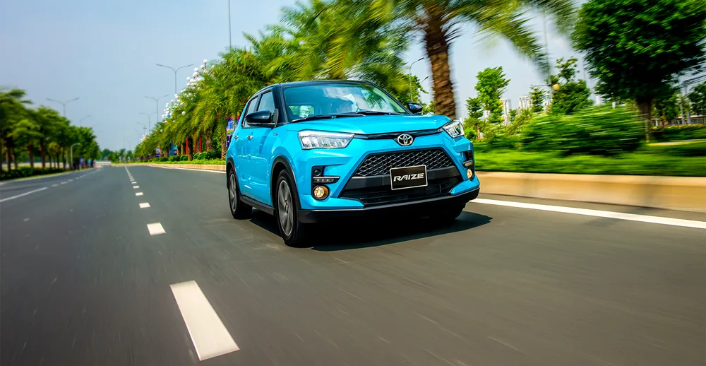Ảnh ngoại thất Raize từ Toyota Việt Nam