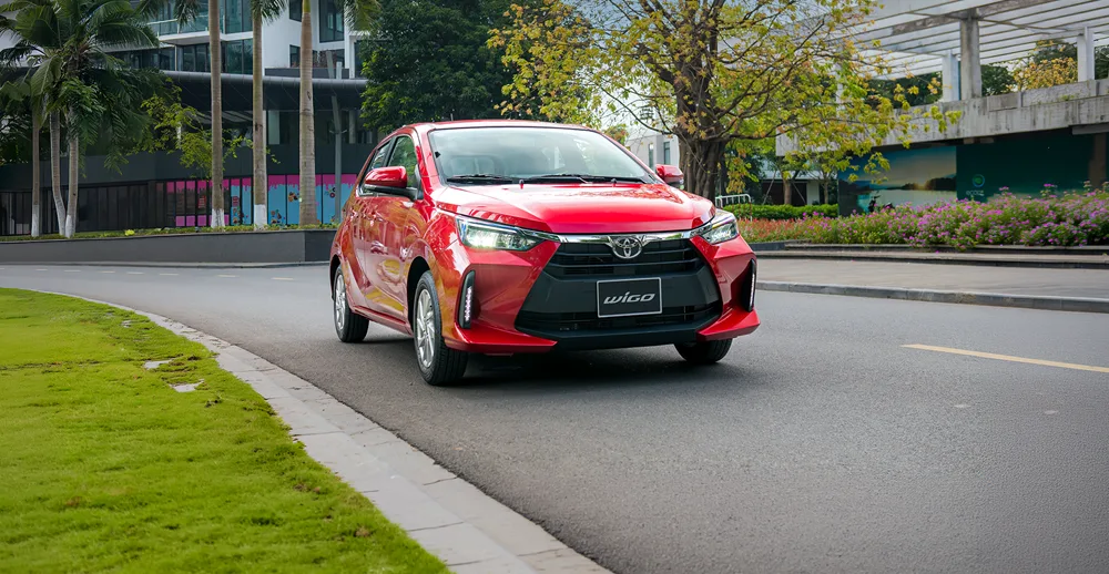 Ảnh ngoại thất Wigo từ Toyota Việt Nam