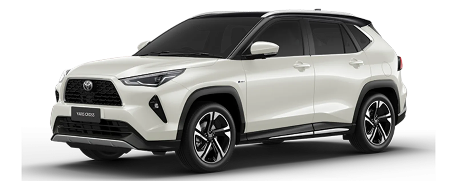 Yaris Cross màu Trắng ngọc trai/Đen